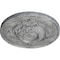 Ekena Millwork Monique Ceiling Medallion (Fits Canopies up to 3 3/4"), 13 3/4"OD x 1"P, Ultra Pure White Crackle CM13MOUWC - alternate 3